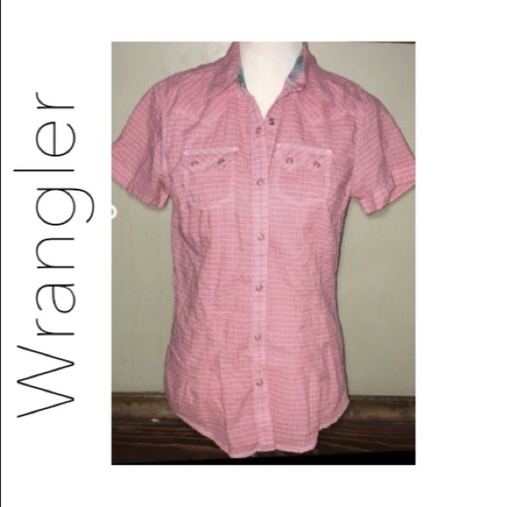 Wrangler women’s button up collard top